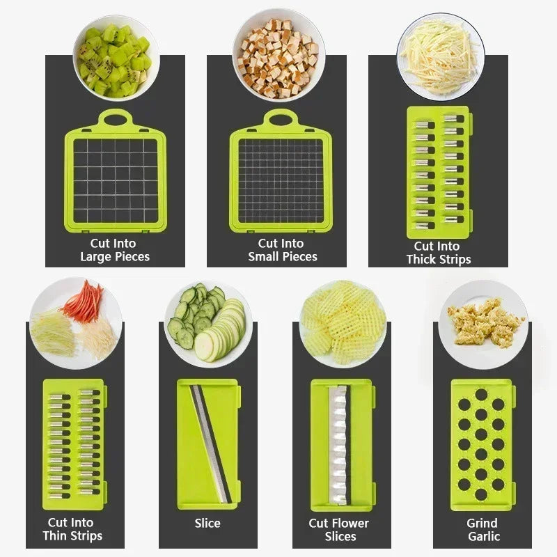 QuickPrep Kitchen Vegetable Slicer Chopper