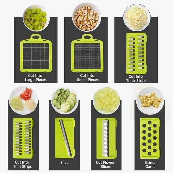 QuickPrep Kitchen Vegetable Slicer Chopper