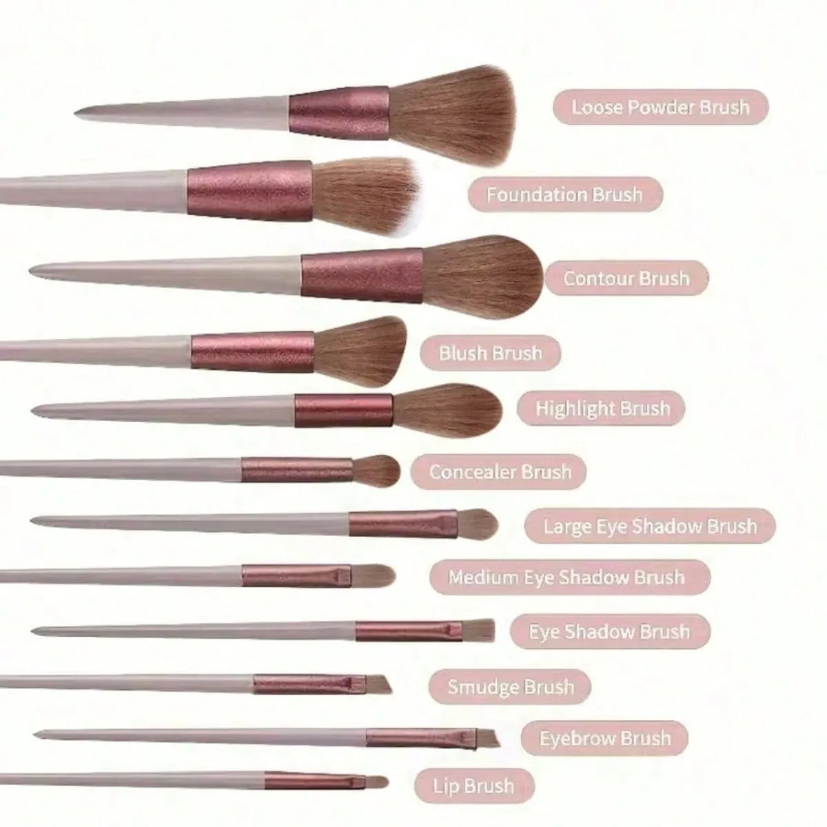 Everyday Soft Makeup Brush Set