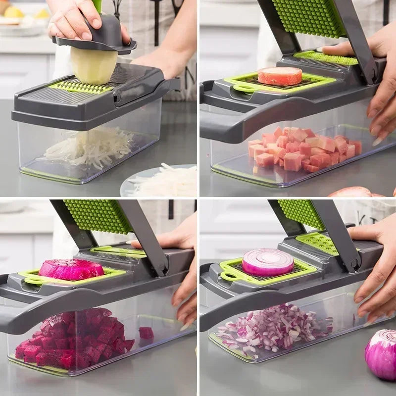 QuickPrep Kitchen Vegetable Slicer Chopper