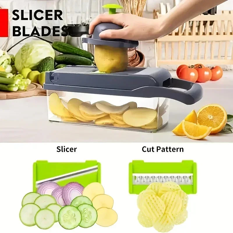 QuickPrep Kitchen Vegetable Slicer Chopper